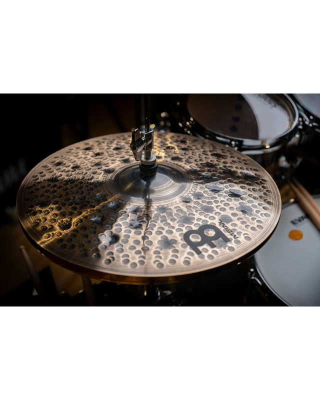 Meinl Cymbals PAC15ETHH Pure Alloy Custom Extra Thin Hammered Hihat - 15