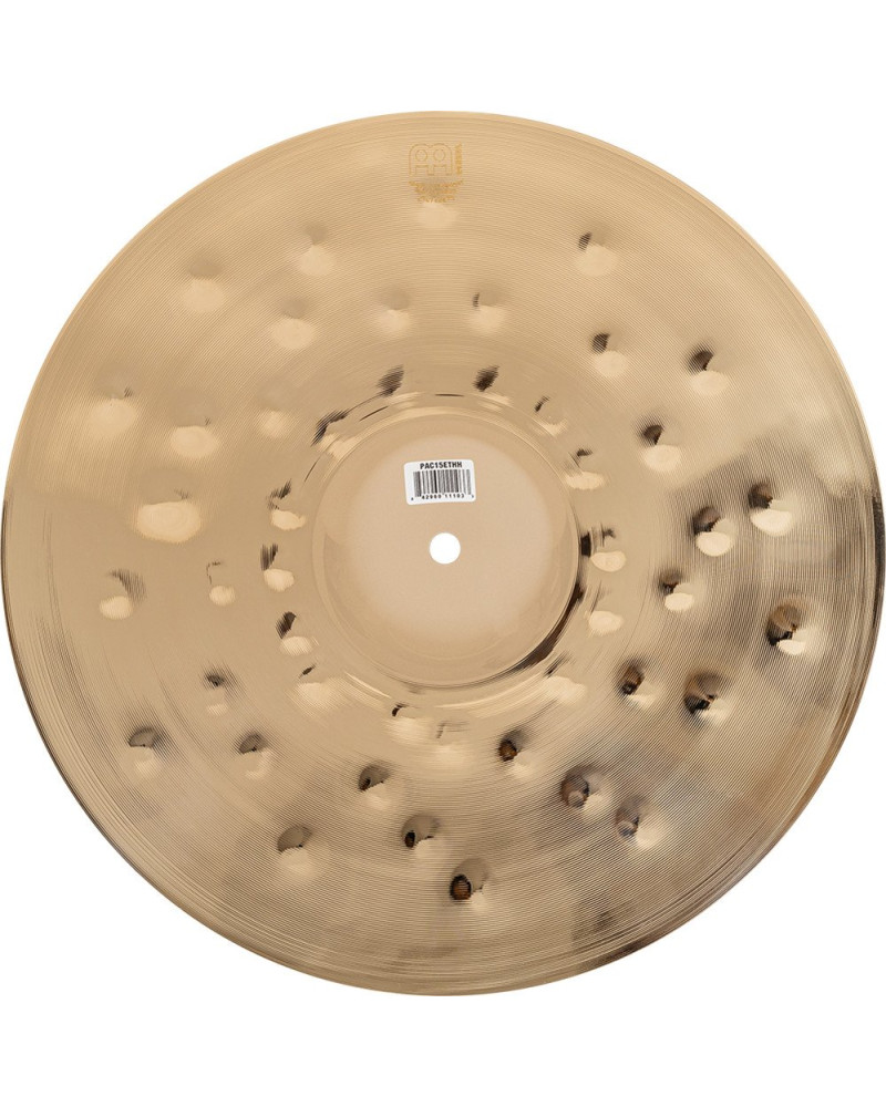 Meinl Cymbals PAC15ETHH Pure Alloy Custom Extra Thin Hammered Hihat - 15