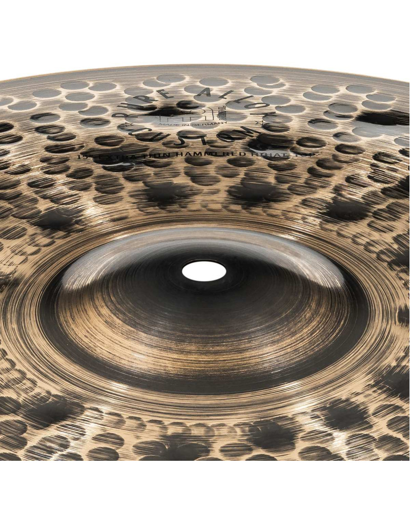 Meinl Cymbals PAC15ETHH Pure Alloy Custom Extra Thin Hammered Hihat - 15