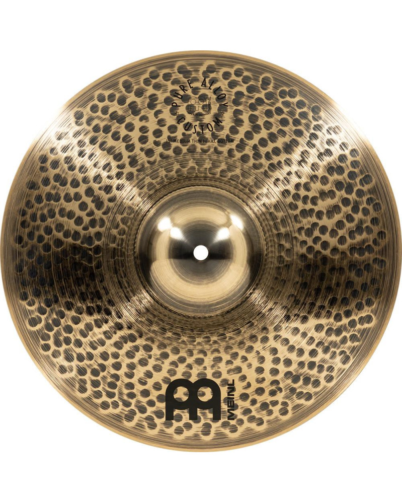 Meinl Cymbals PAC15MTH Pure Alloy Custom Medium Thin Hihat - 15