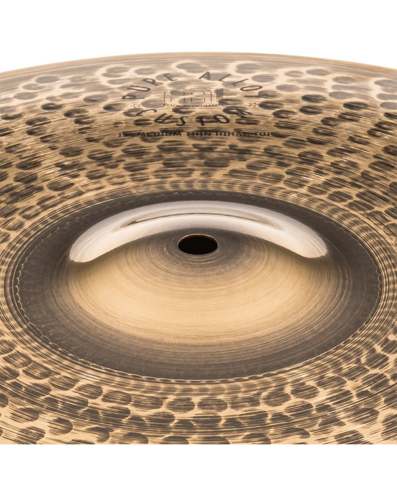 Meinl Cymbals PAC15MTH Pure Alloy Custom Medium Thin Hihat - 15