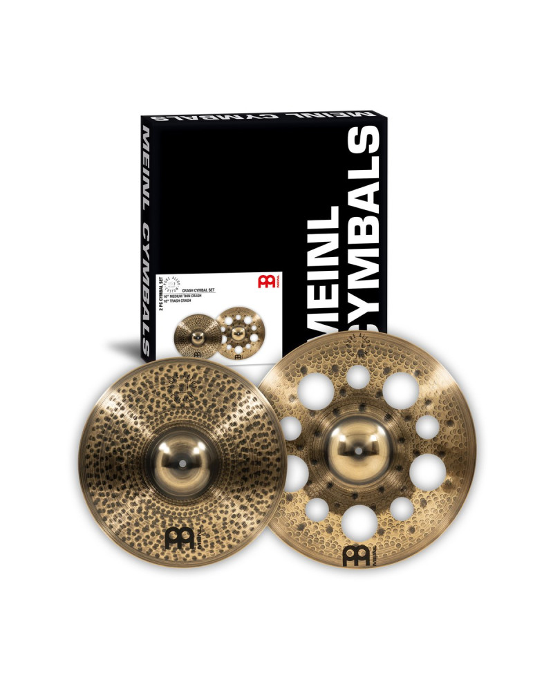 Meinl Cymbals PAC1618 Pure Alloy Custom Crash Set - PAC16MTC/PAC18TRC