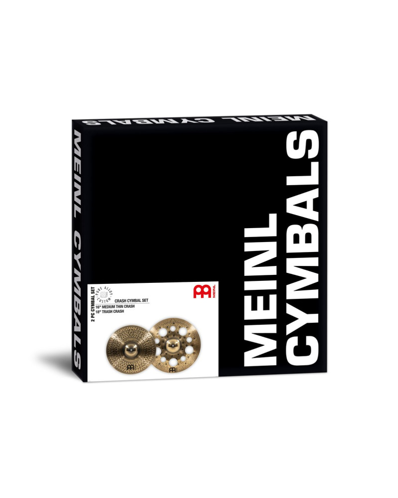 Meinl Cymbals PAC1618 Pure Alloy Custom Crash Set - PAC16MTC/PAC18TRC