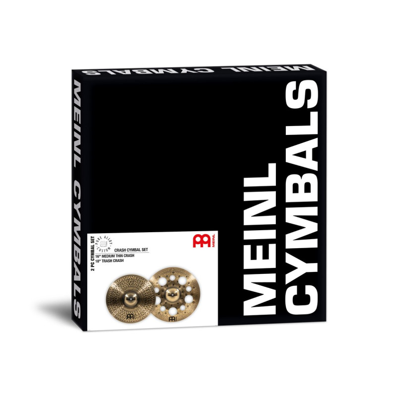 Meinl Cymbals PAC1618 Pure Alloy Custom Crash Set - PAC16MTC/PAC18TRC