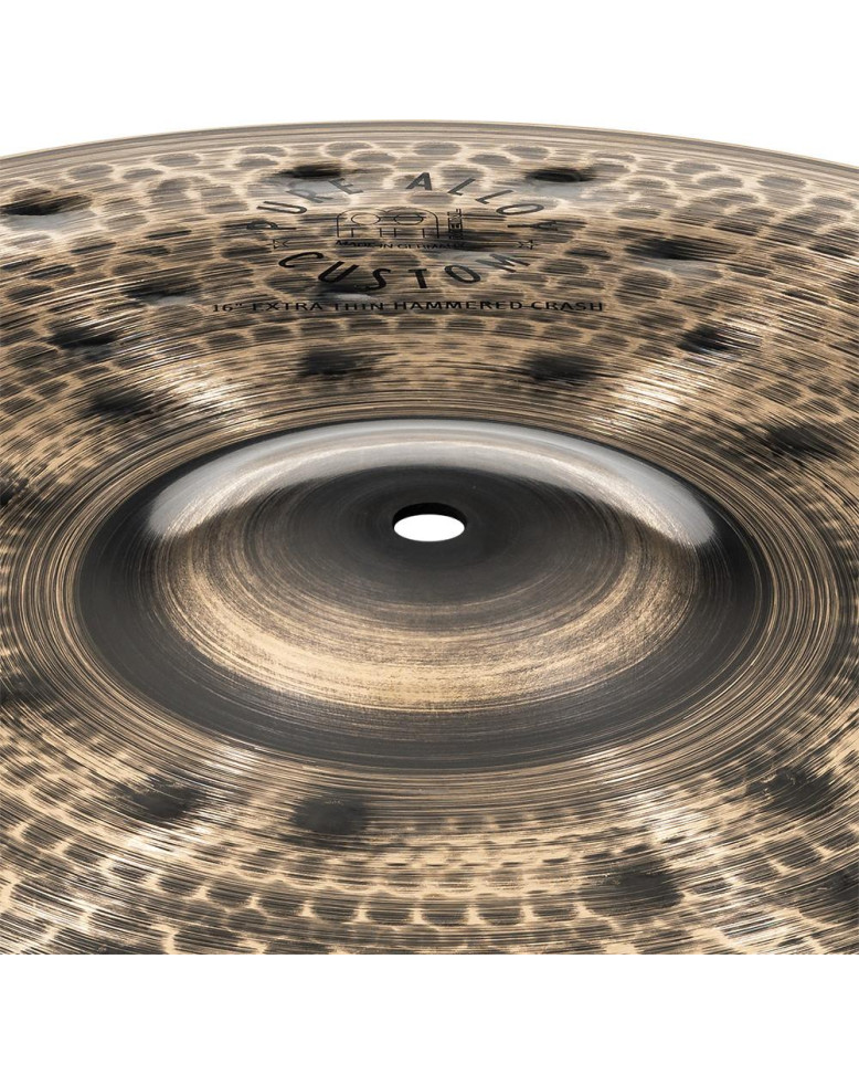 Meinl Cymbals PAC16ETHC Pure Alloy Custom Extra Thin Hammered Crash - 16