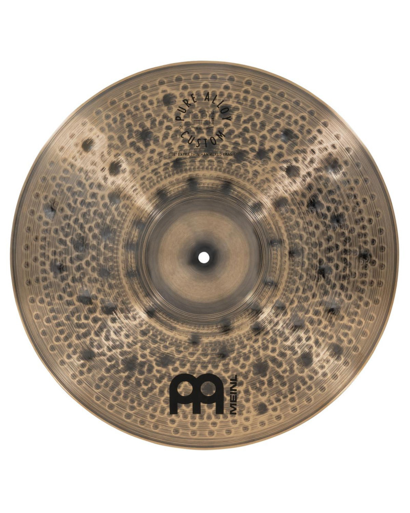Meinl Cymbals PAC18ETHC Pure Alloy Custom Extra Thin Hammered Crash - 18