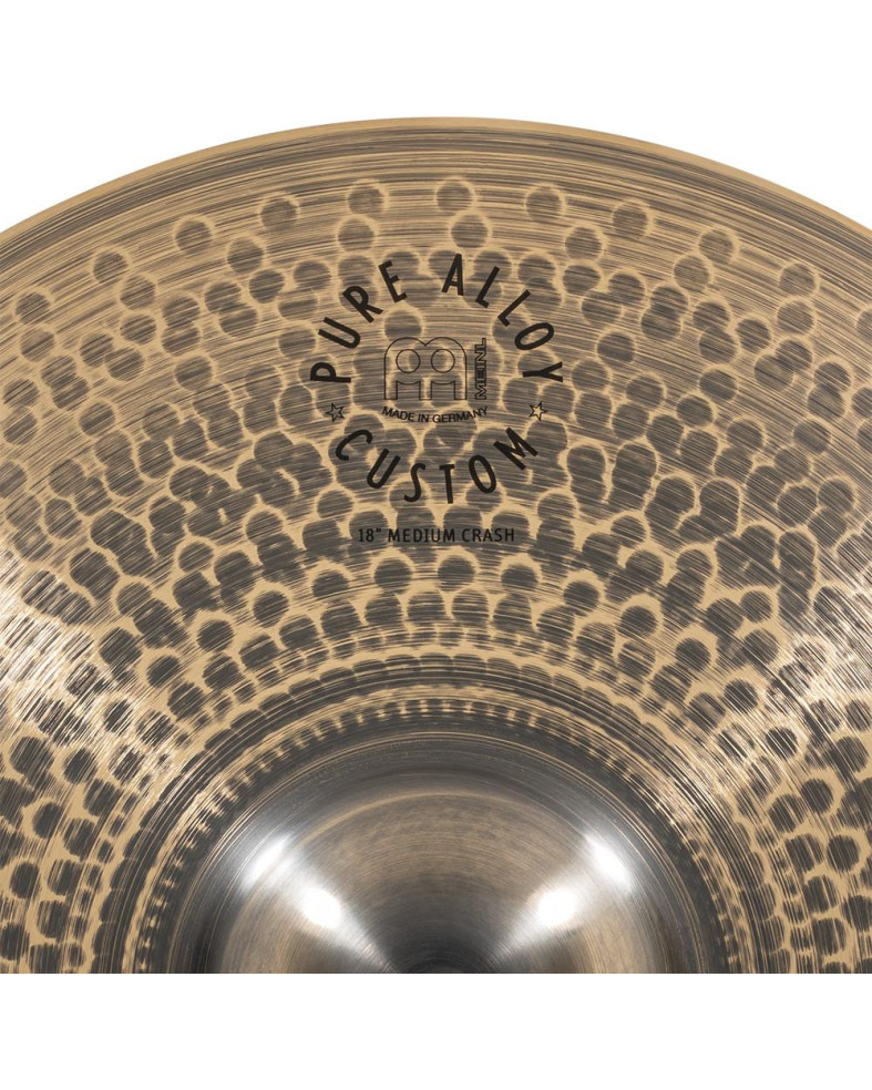 Meinl Cymbals PAC18MC Pure Alloy Custom Medium Crash - 18