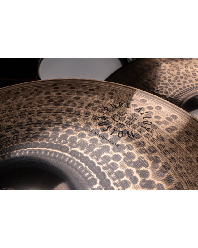 Meinl Cymbals PAC18MC Pure Alloy Custom Medium Crash - 18