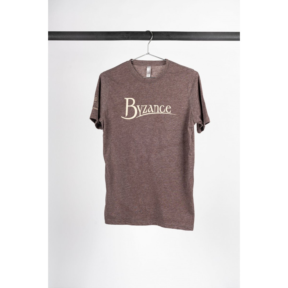 Meinl Cymbals S75-S MEINL t-shirt espresso - with Byzance logo
