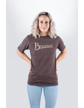 Meinl Cymbals S75-S MEINL t-shirt espresso - with Byzance logo