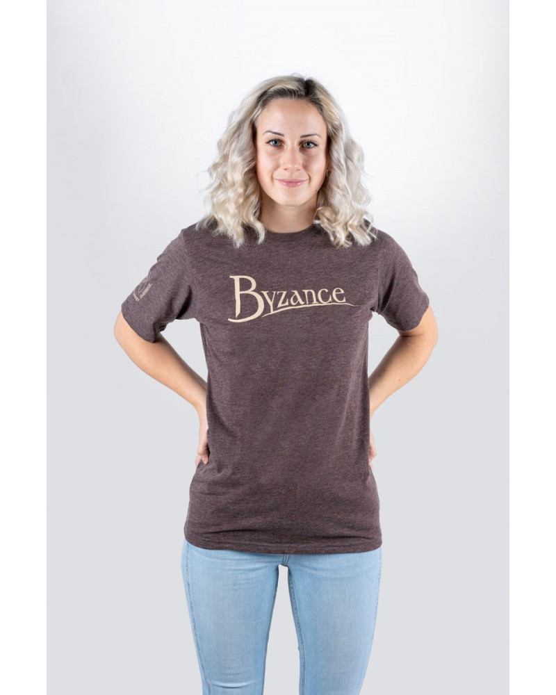 Meinl Cymbals S75-S MEINL t-shirt espresso - with Byzance logo