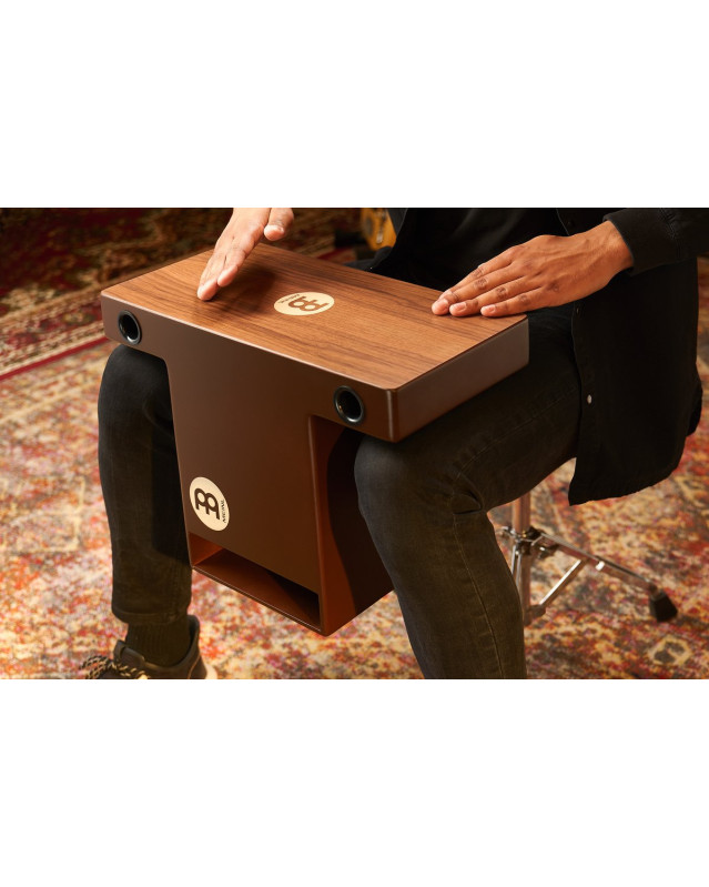 Meinl Percussion 1B-TOPCAJ2WN Turbo Slaptop Cajon - Walnut