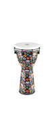 Meinl Percussion ADJ10-DA Alpine Series, Synthetic Djembe, Day of the Dead Finish - 10