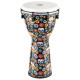 Meinl Percussion ADJ10-DA Alpine Series, Synthetic Djembe, Day of the Dead Finish - 10