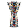 Meinl Percussion ADJ10-DA Alpine Series, Synthetic Djembe, Day of the Dead Finish - 10