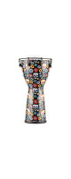 Meinl Percussion ADJ10-DA Alpine Series, Synthetic Djembe, Day of the Dead Finish - 10