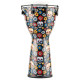 Meinl Percussion ADJ10-DA Alpine Series, Synthetic Djembe, Day of the Dead Finish - 10