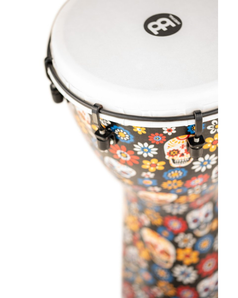 Meinl Percussion ADJ10-DA Alpine Series, Synthetic Djembe, Day of the Dead Finish - 10