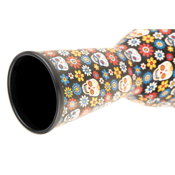 Meinl Percussion ADJ10-DA Alpine Series, Synthetic Djembe, Day of the Dead Finish - 10