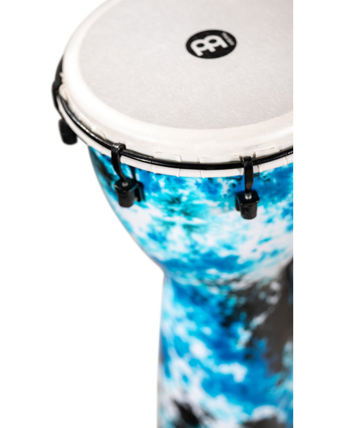 Meinl Percussion ADJ10-GB Alpine Series Djembe, Synthetic Head, Galactic Blue Tie Dye - 10