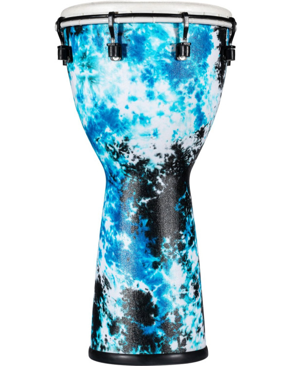 Meinl Percussion ADJ10-GB Alpine Series Djembe, Synthetic Head, Galactic Blue Tie Dye - 10
