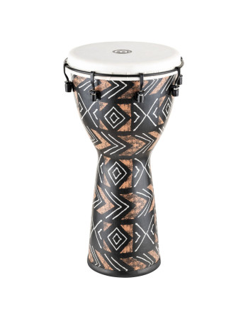 Meinl Percussion ADJ10-KA Alpine Series Djembe, Synthetic Head, Kanga Sarong Finish - 10