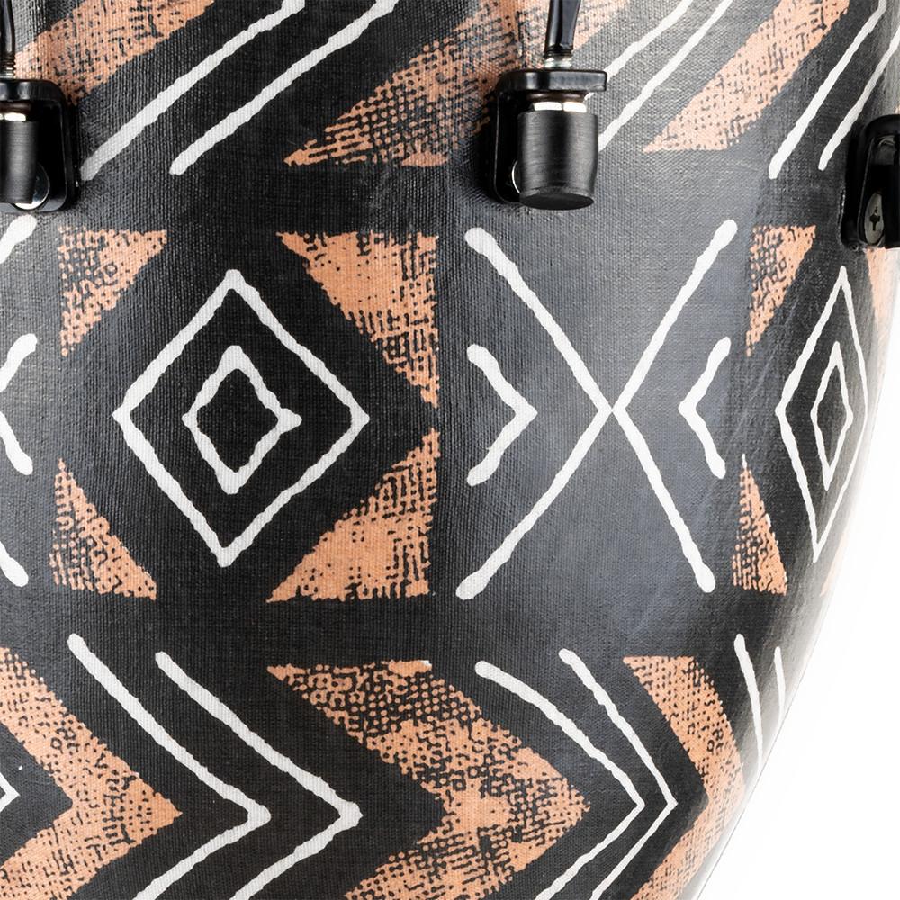 Meinl Percussion ADJ10-KA Alpine Series Djembe, Synthetic Head, Kanga Sarong Finish - 10