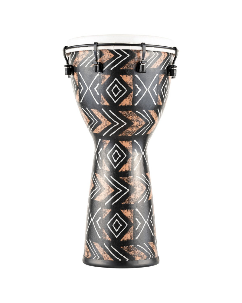 Meinl Percussion ADJ10-KA Alpine Series Djembe, Synthetic Head, Kanga Sarong Finish - 10