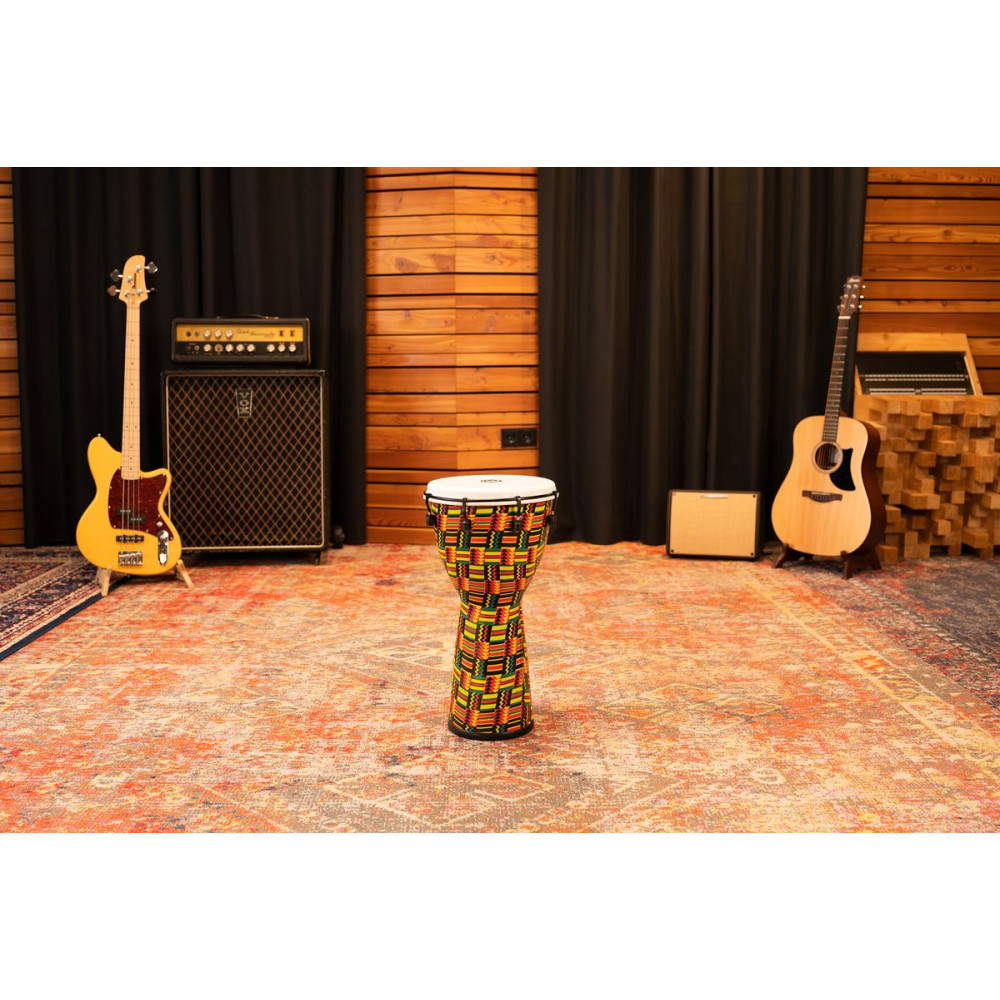 Meinl Percussion ADJ10-SI Alpine Series Djembe, Synthetic Head, Simbra - 10