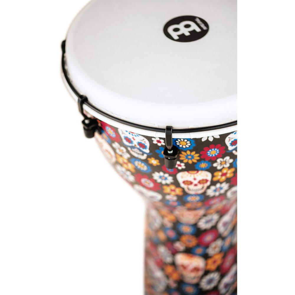 Meinl Percussion ADJ12-DA Alpine Series Djembe, Synthetic Head, Day Of The Dead - 12