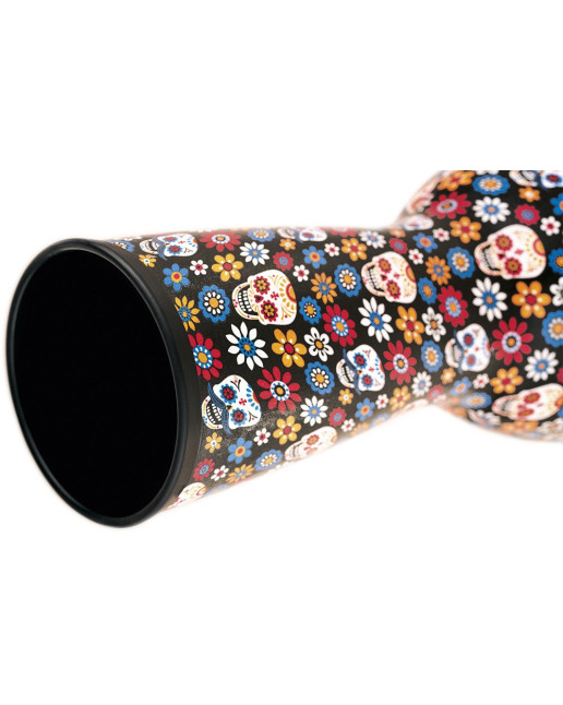Meinl Percussion ADJ12-DA Alpine Series Djembe, Synthetic Head, Day Of The Dead - 12