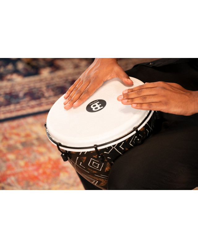 Meinl Percussion ADJ12-KA Alpine Series Djembe, Synthetic Head, Kanga Sarong - 12