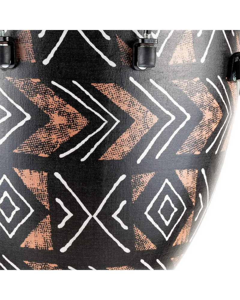Meinl Percussion ADJ12-KA Alpine Series Djembe, Synthetic Head, Kanga Sarong - 12