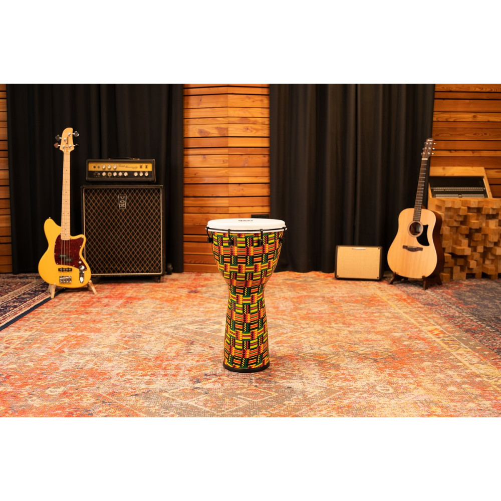 Meinl Percussion ADJ12-SI Alpine Series Djembe, Synthetic Head, Simbra - 12