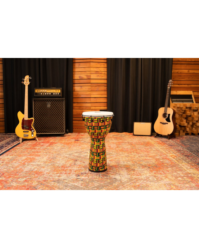 Meinl Percussion ADJ12-SI Alpine Series Djembe, Synthetic Head, Simbra - 12