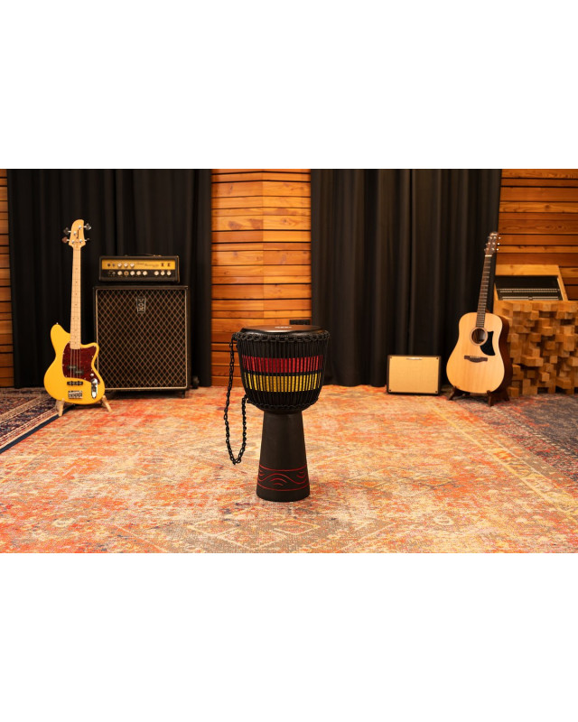 Meinl Percussion ADJ7-L Original African Style Rope Tuned Wood Djembe - 12