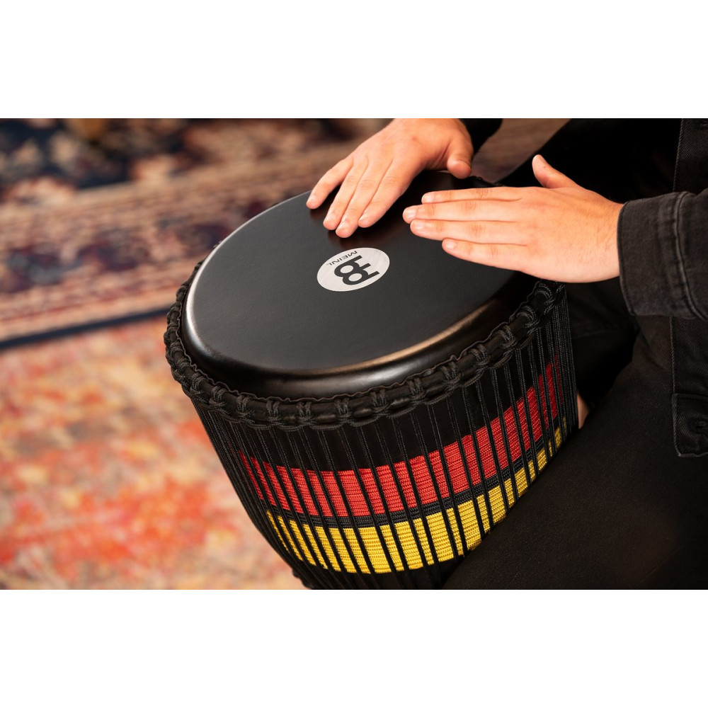 Meinl Percussion ADJ7-L Original African Style Rope Tuned Wood Djembe - 12
