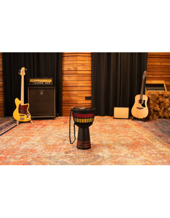Meinl Percussion ADJ7-M Original African Style Rope Tuned Wood Djembe - 10