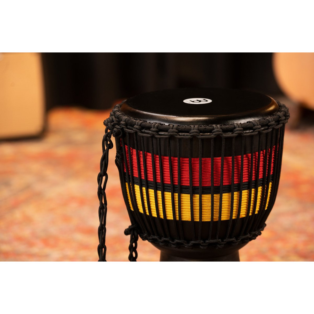 Meinl Percussion ADJ7-M Original African Style Rope Tuned Wood Djembe - 10
