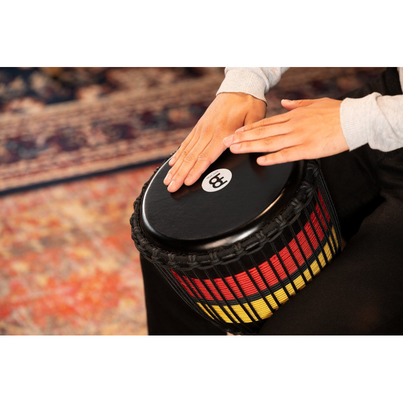 Meinl Percussion ADJ7-M Original African Style Rope Tuned Wood Djembe - 10