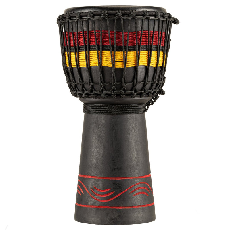 Meinl Percussion ADJ7-M Original African Style Rope Tuned Wood Djembe - 10