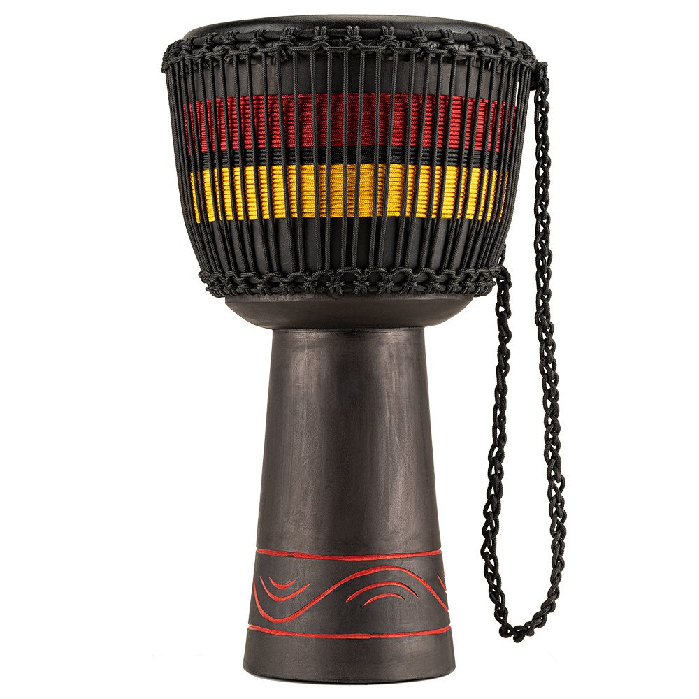 Meinl Percussion ADJ7-XL Original African Style Rope Tuned Wood Djembe - 13