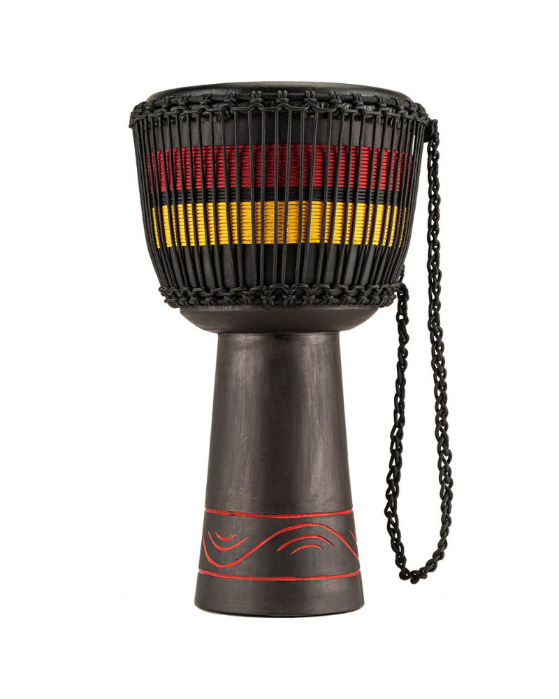 Meinl Percussion ADJ7-XL Original African Style Rope Tuned Wood Djembe - 13