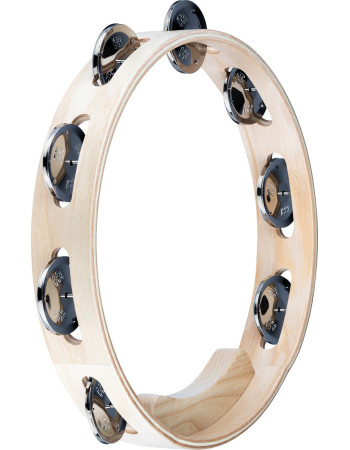 Meinl Percussion AE-ATA1S Artisan Edition Series Single-Row Wood Tambourine - 10