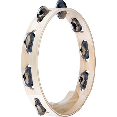 Meinl Percussion AE-ATA1S Artisan Edition Series Single-Row Wood Tambourine - 10