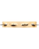 Meinl Percussion AE-ATA1S Artisan Edition Series Single-Row Wood Tambourine - 10