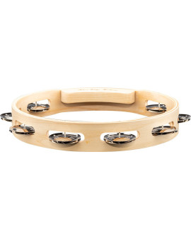 Meinl Percussion AE-ATA1S Artisan Edition Series Single-Row Wood Tambourine - 10