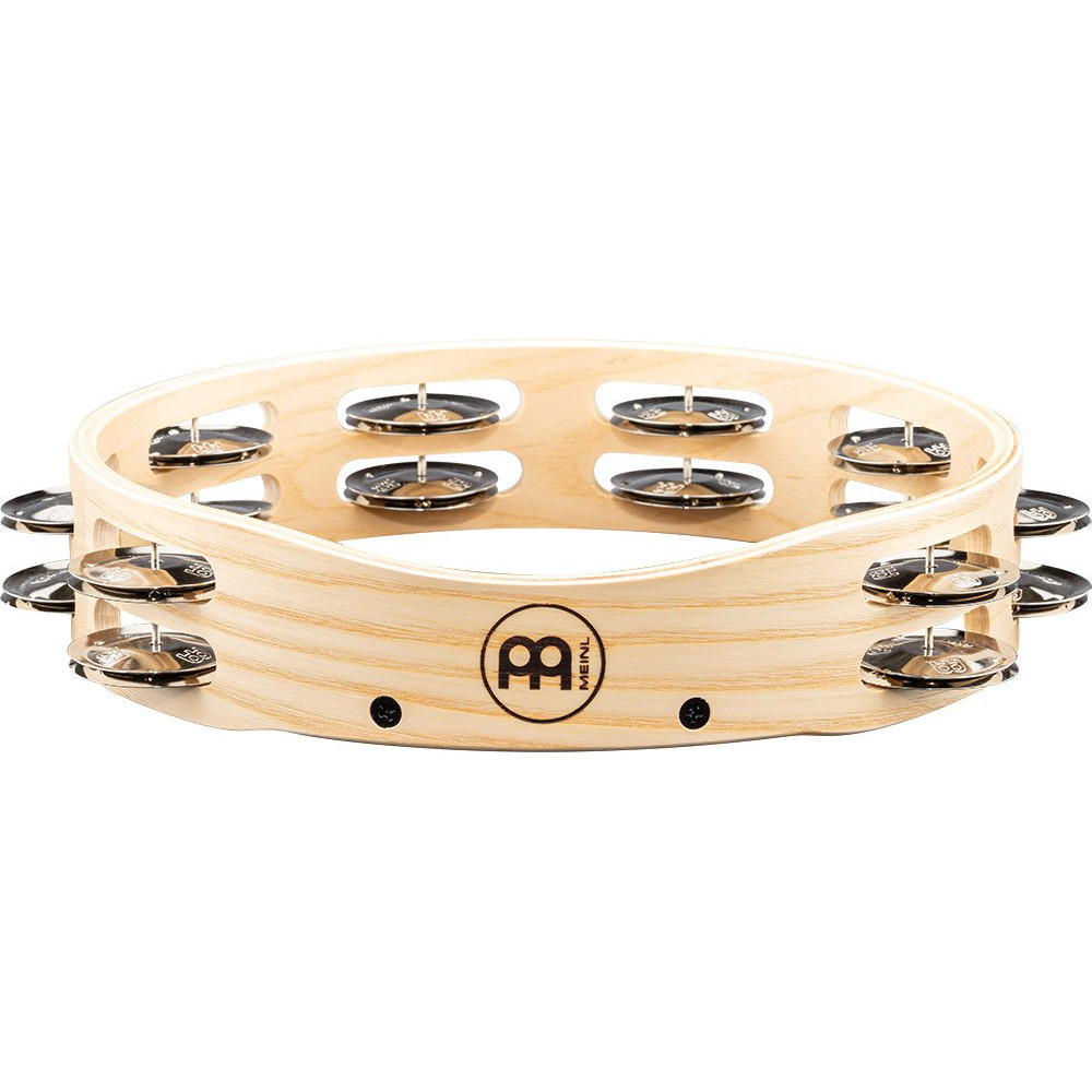 Meinl Percussion AE-ATA2S Artisan Edition Series Dual-Row Wood Tambourine - 10