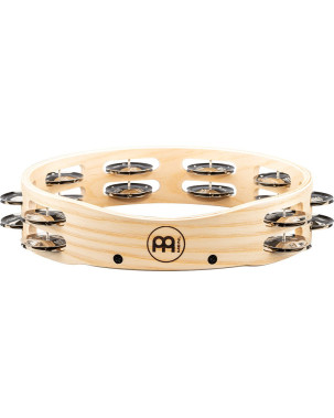 Meinl Percussion AE-ATA2S Artisan Edition Series Dual-Row Wood Tambourine - 10