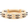 Meinl Percussion AE-ATA2S Artisan Edition Series Dual-Row Wood Tambourine - 10